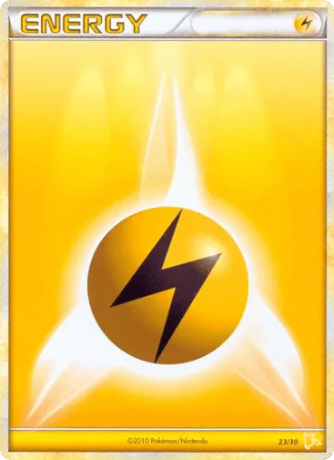 Lightning Energy 23/30 HGSS Trainer Kit Raichu