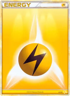 Lightning Energy 23/30 HGSS Trainer Kit Raichu
