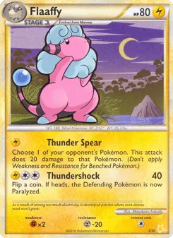 Flaaffy 3/30 HGSS Trainer Kit Raichu