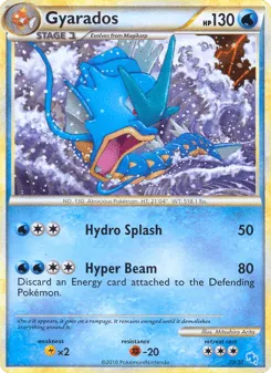 Gyarados 20/30 HGSS Trainer Kit Gyarados