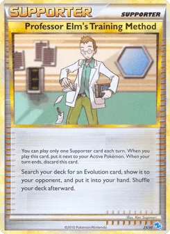 Professor Elm's Training Method 25/30 HGSS Trainer Kit Gyarados
