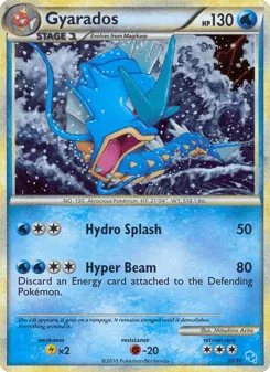 Gyarados 30/30 HGSS Trainer Kit Gyarados