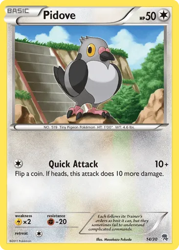 Pidove 14/30 BW Trainer Kit Zoroark