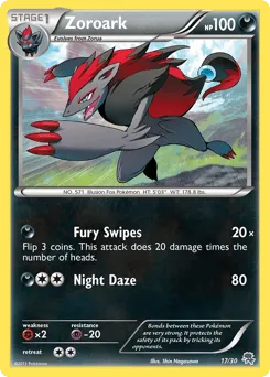 Zoroark 17/30 BW Trainer Kit Zoroark