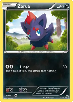 Zorua 23/30 BW Trainer Kit Zoroark