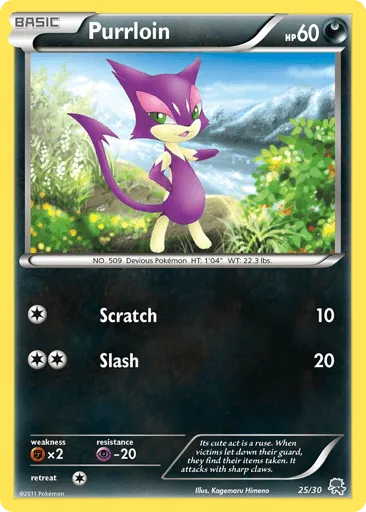 Purrloin 25/30 BW Trainer Kit Zoroark