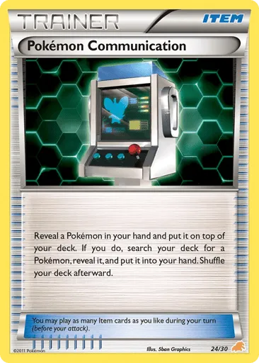 Pokémon Communication 24/30 BW Trainer Kit Excadrill