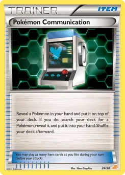 Pokémon Communication 24/30 BW Trainer Kit Excadrill