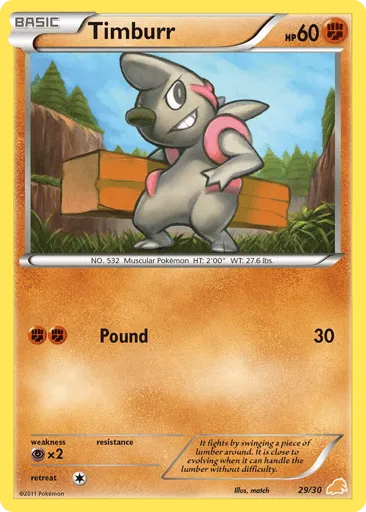 Timburr 29/30 BW Trainer Kit Excadrill