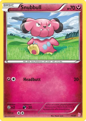 Snubbull 11/30 XY Trainer Kit Sylveon