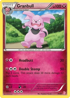Granbull 14/30 XY Trainer Kit Sylveon