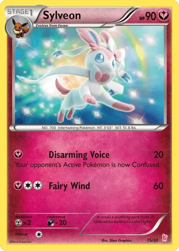 Sylveon 15/30 XY Trainer Kit Sylveon