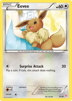 Eevee 21/30 XY Trainer Kit Sylveon