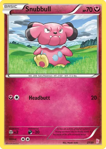 Snubbull 27/30 XY Trainer Kit Sylveon
