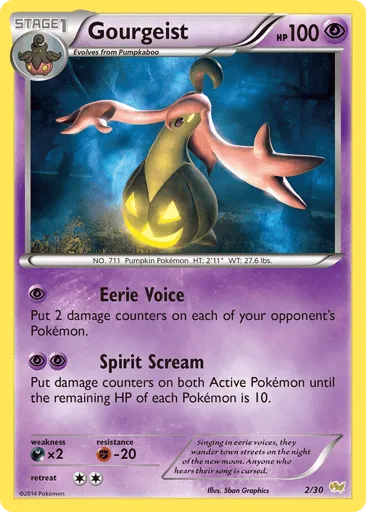 Gourgeist 2/30 XY Trainer Kit Noivern