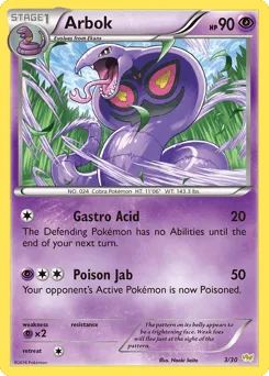 Arbok 3/30 XY Trainer Kit Noivern