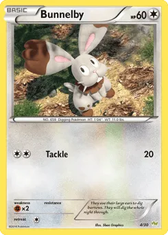 Bunnelby 4/30 XY Trainer Kit Noivern