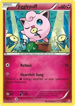 Jigglypuff 12/30 XY Trainer Kit Wigglytuff
