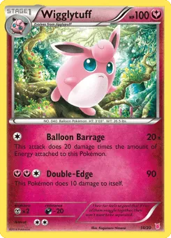Wigglytuff 14/30 XY Trainer Kit Wigglytuff