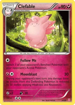 Clefable 16/30 XY Trainer Kit Wigglytuff