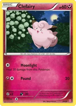 Clefairy 19/30 XY Trainer Kit Wigglytuff