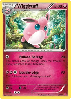 Wigglytuff 30/30 XY Trainer Kit Wigglytuff