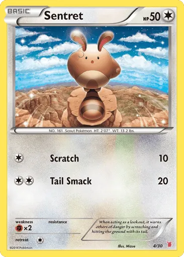 Sentret 4/30 XY Trainer Kit Wigglytuff