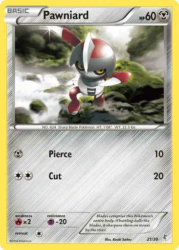 Pawniard 21/30 XY Trainer Kit Bisharp