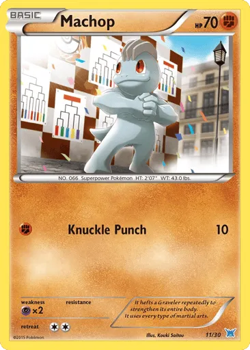 Machop 11/30 XY Trainer Kit Latios