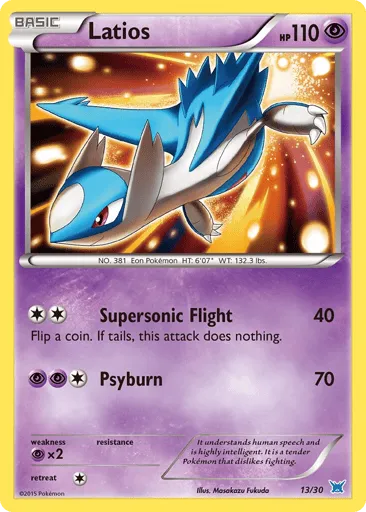 Latios 13/30 XY Trainer Kit Latios