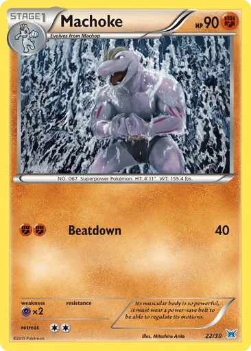Machoke 22/30 XY Trainer Kit Latios