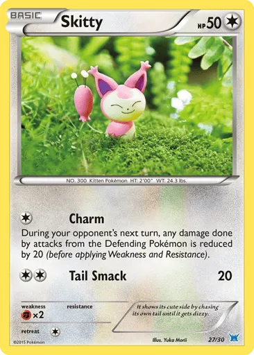 Skitty 27/30 XY Trainer Kit Latios
