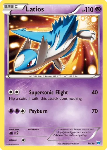 Latios 30/30 XY Trainer Kit Latios