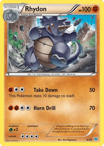 Rhydon 4/30 XY Trainer Kit Latios