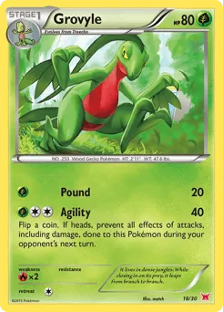 Grovyle 18/30 XY Trainer Kit Latias