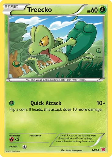 Treecko 24/30 XY Trainer Kit Latias