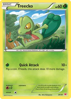 Treecko 24/30 XY Trainer Kit Latias