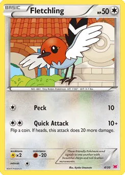 Fletchling 4/30 XY Trainer Kit Latias