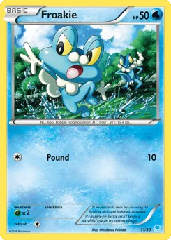 Froakie 11/30 XY Trainer Kit Suicune