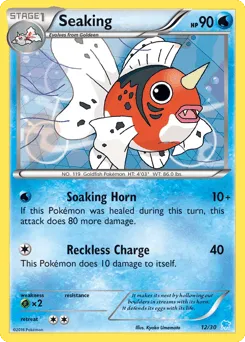 Seaking 12/30 XY Trainer Kit Suicune