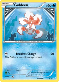 Goldeen 13/30 XY Trainer Kit Suicune