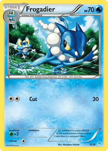 Frogadier 6/30 XY Trainer Kit Suicune