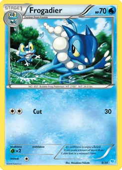 Frogadier 6/30 XY Trainer Kit Suicune