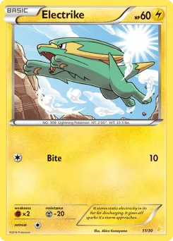 Electrike 11/30 XY Trainer Kit Pikachu Libre