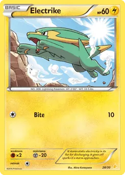 Electrike 28/30 XY Trainer Kit Pikachu Libre