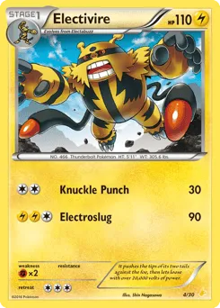 Electivire 4/30 XY Trainer Kit Pikachu Libre