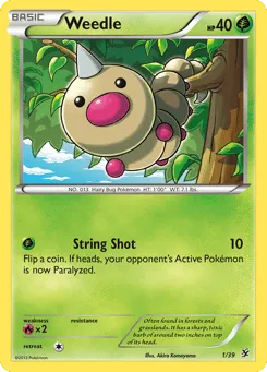 Weedle 1/39 Kalos Starter Set