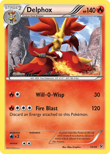 Delphox 10/39 Kalos Starter Set