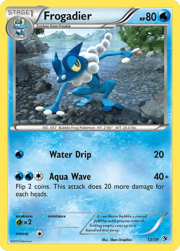 Frogadier 13/39 Kalos Starter Set