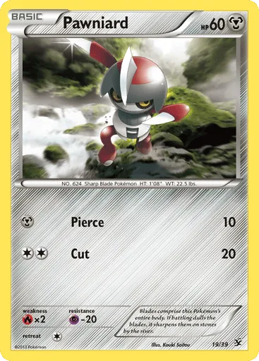 Pawniard 19/39 Kalos Starter Set